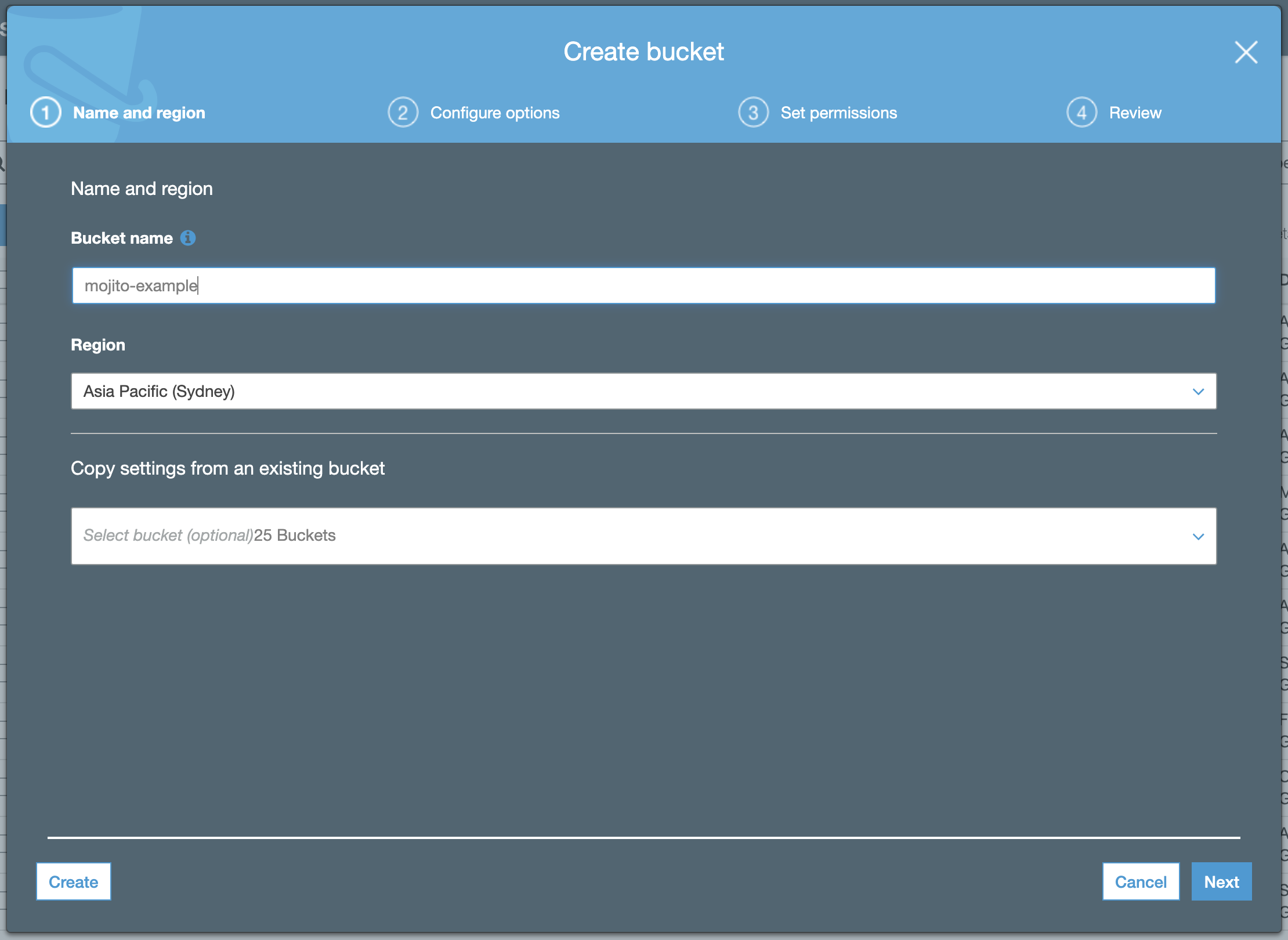 Name your container Step 3